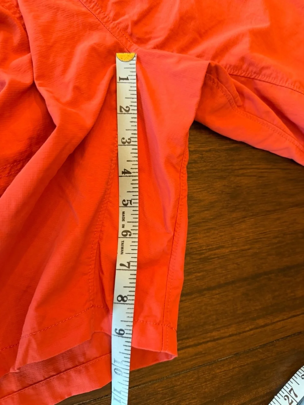 The North Face Men's Orange Swimming Trunks, Size Medium